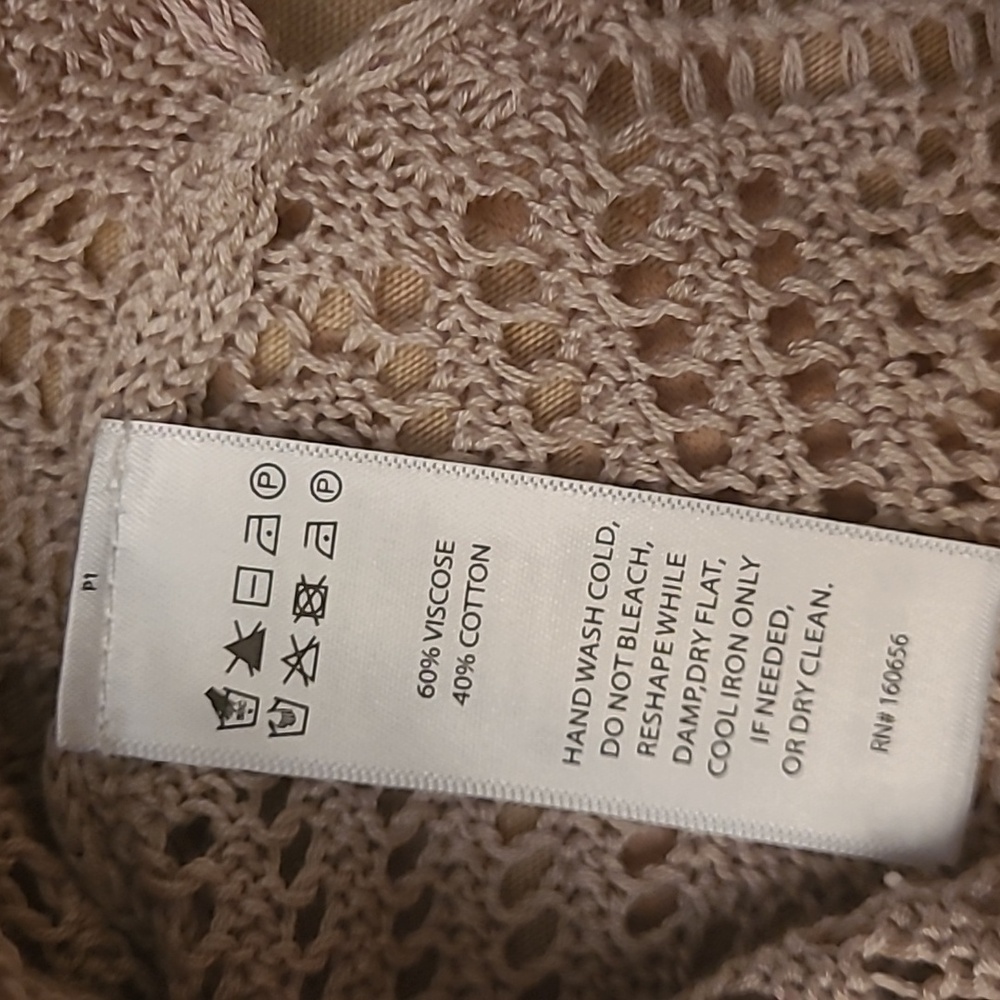 NWT WOMENS JOIE CROCHET SWIM COVER/DRESS SIZE XS - Picture 6 of 6